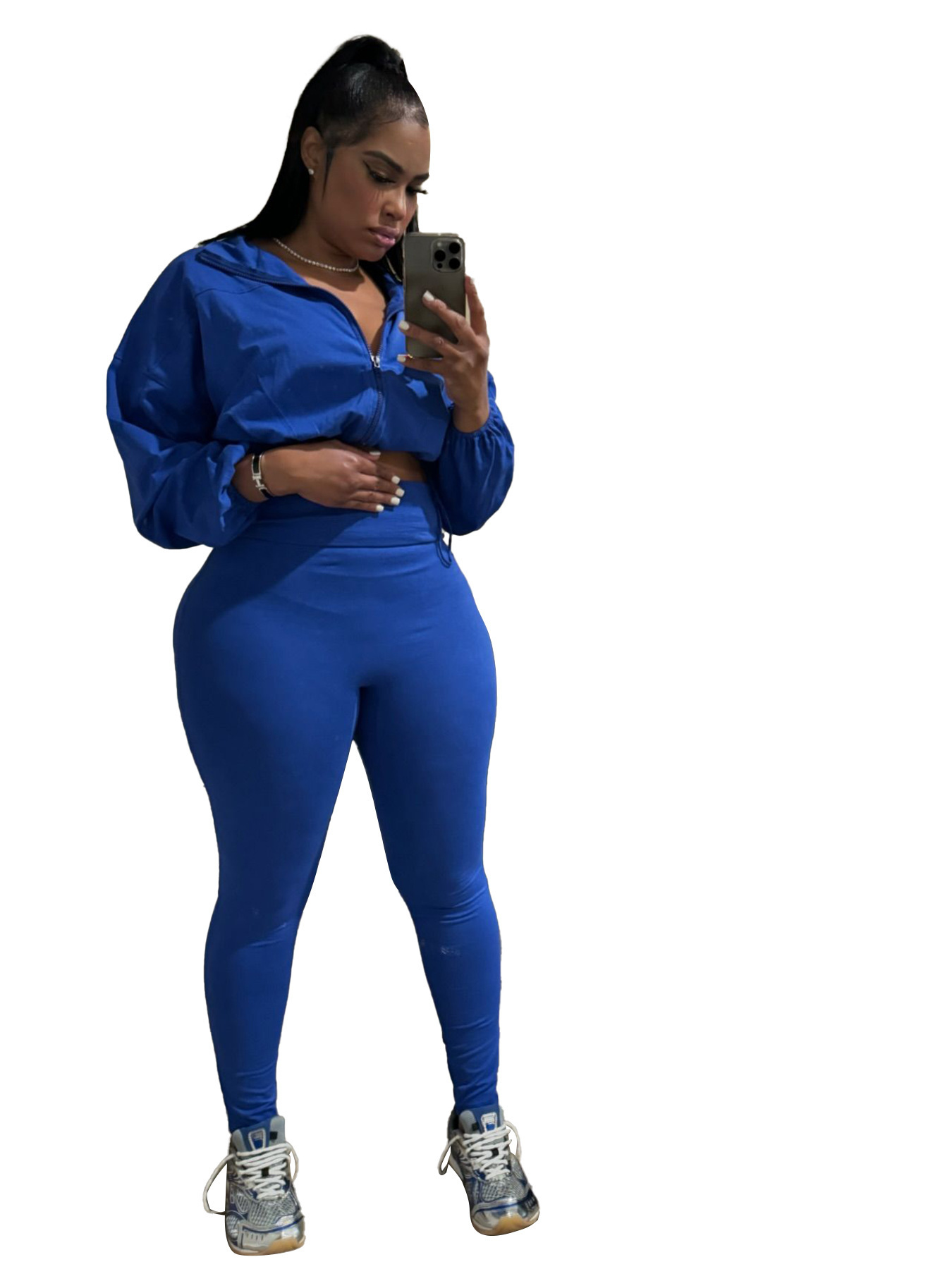 European And American-style Sexy Drawstring Waist Cinching Midriff-baring Tight... 7