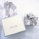 Gray White Gift Box Handbag