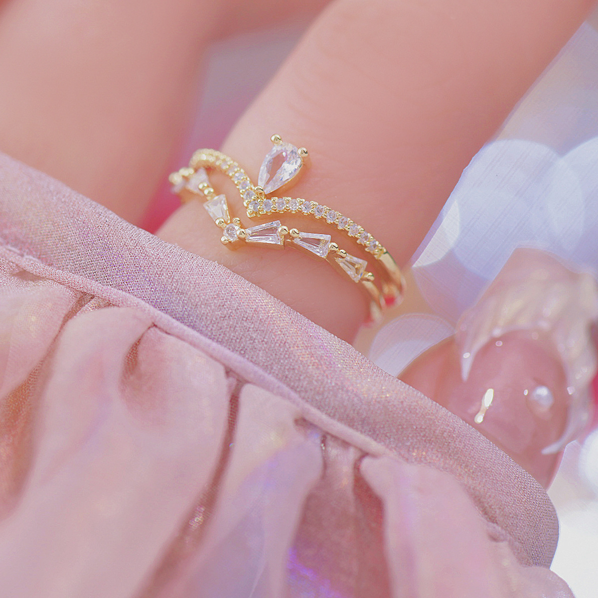 Women's French Style All-matching Fashionable Ring