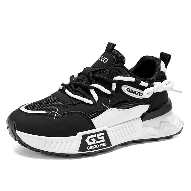 Mens Trendy Dad Shoes With A Chunky Breathable Sole For Casual Wear