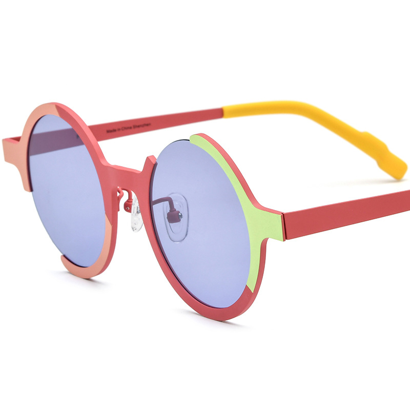Colorful Pure Titanium Sunglasses In Unique Shapes - Image 2