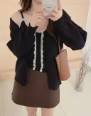 Black Sweater Suspenders