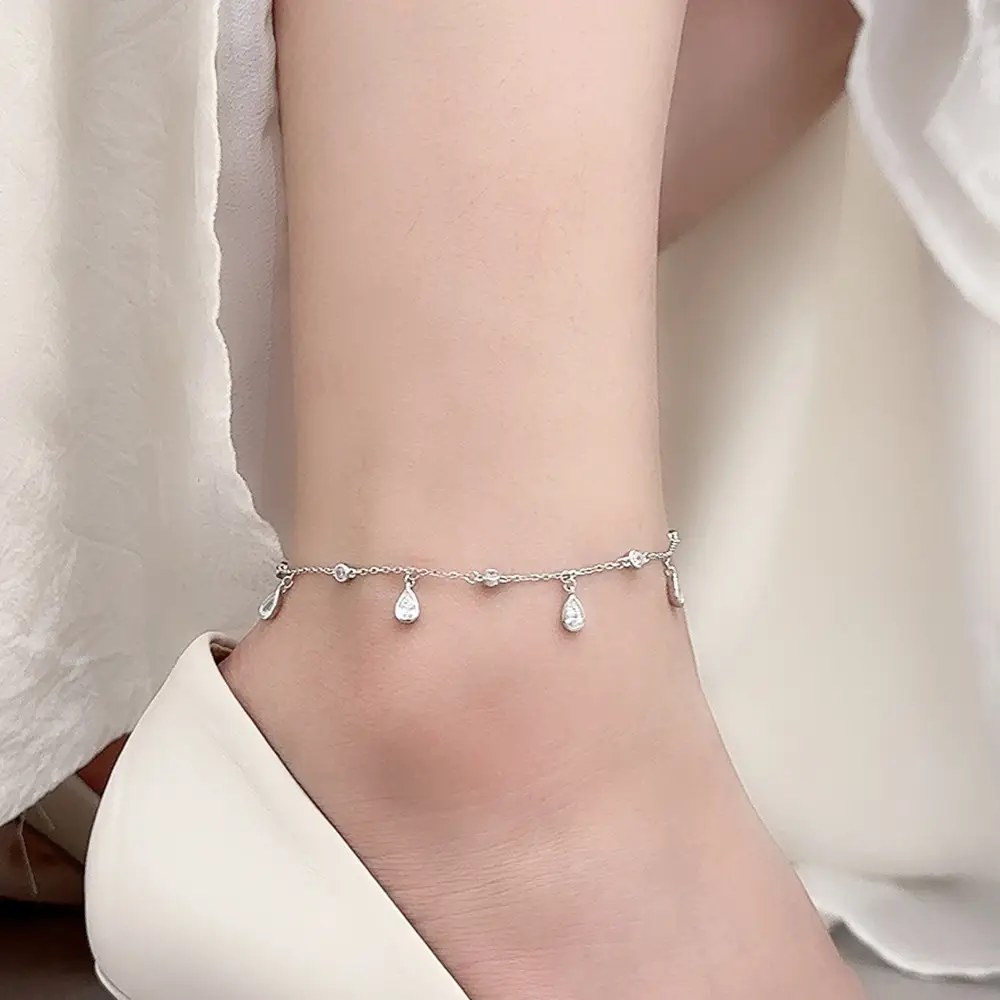Exotic Sexy Waterdrop Tassel Anklet For Women
