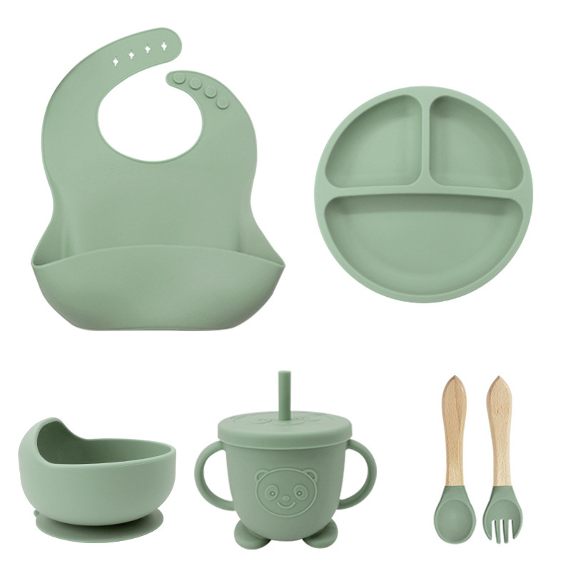 6 Pieces Army Green