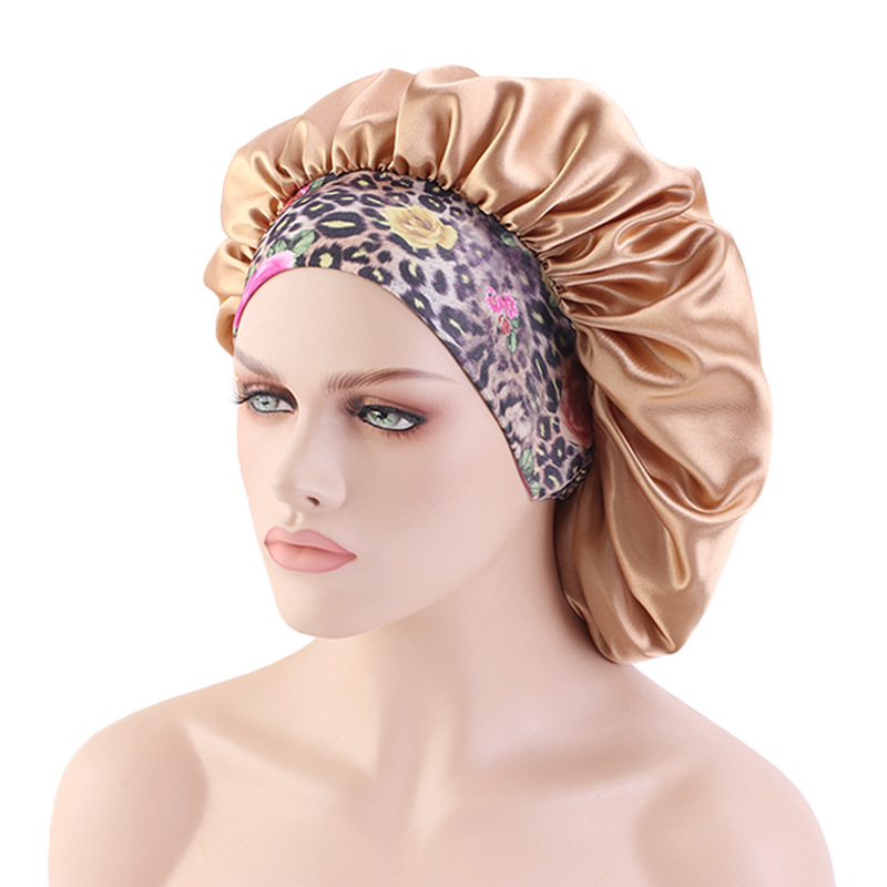 Bohemian Style Large Printed Hair Band Sleeping Hat - Image 14