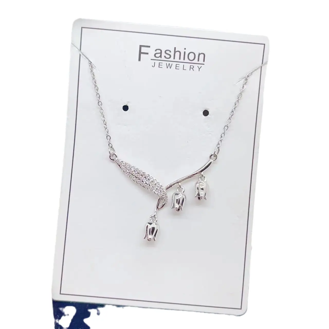 Copper Plated Real Gold Wind Chimes Clavicle Chain Design Sense