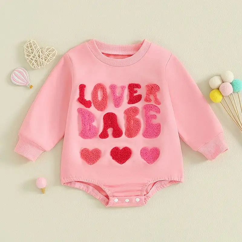 Baby Girls Boys Rompers Valentin