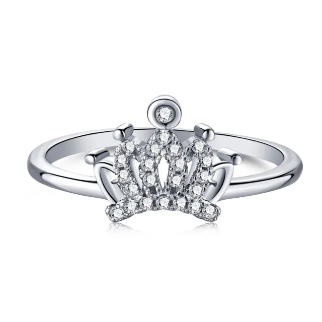 Special interest Design Crown Ring Sterling Silver Ring Ne120169 - Shop at LoveMi