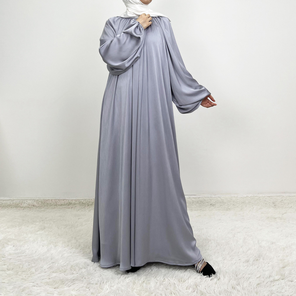 Lantern Sleeve Long Dress, picture 3 of 6