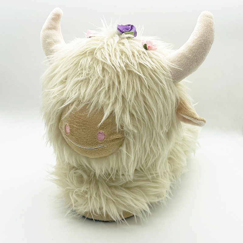 Title 4, Wearing Flower Scottish Yak Plush Winter Cotton...