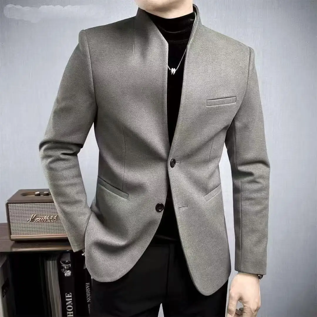 Men's Autumn Winter New Casual Wool Jacket