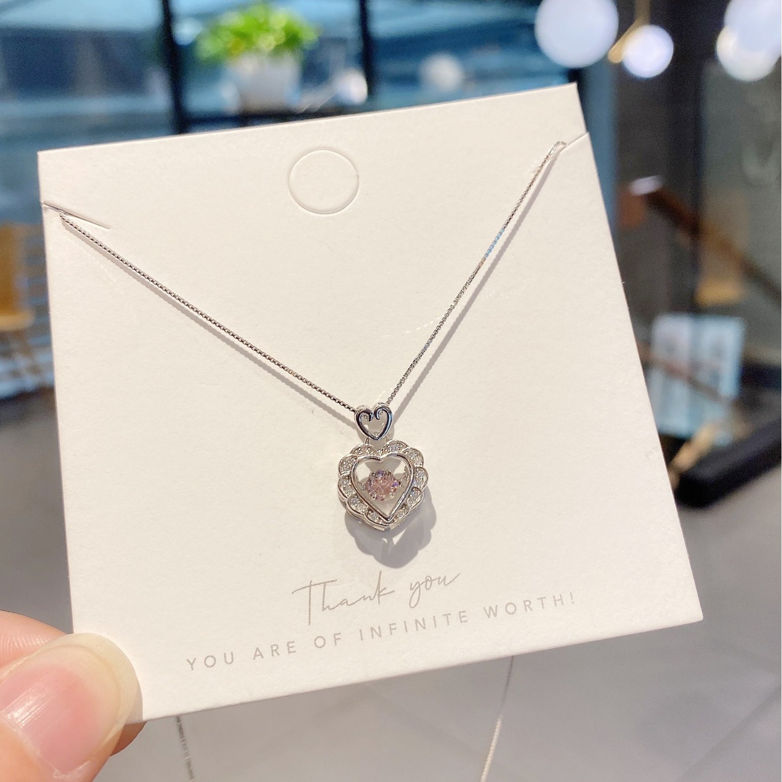 Sterling Silver Necklace Smart Ornament