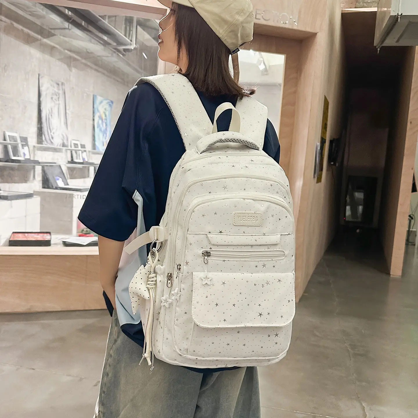 Large-capacity Backpack Casual Trendy And Cute
