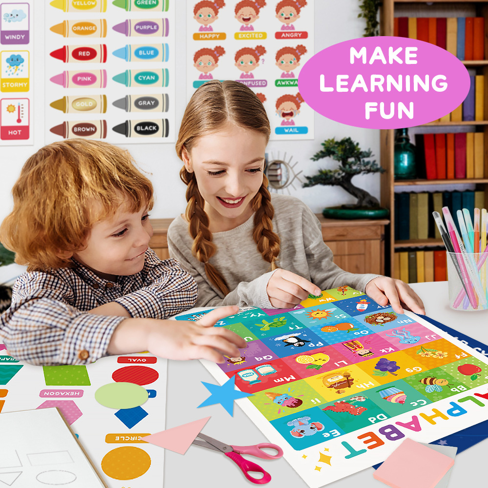 Early Childhood Educational Wall Charts Wall Stickers