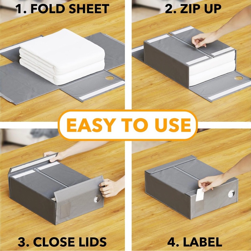 Boîte de rangement pour draps non tissés amazon – Image 3
