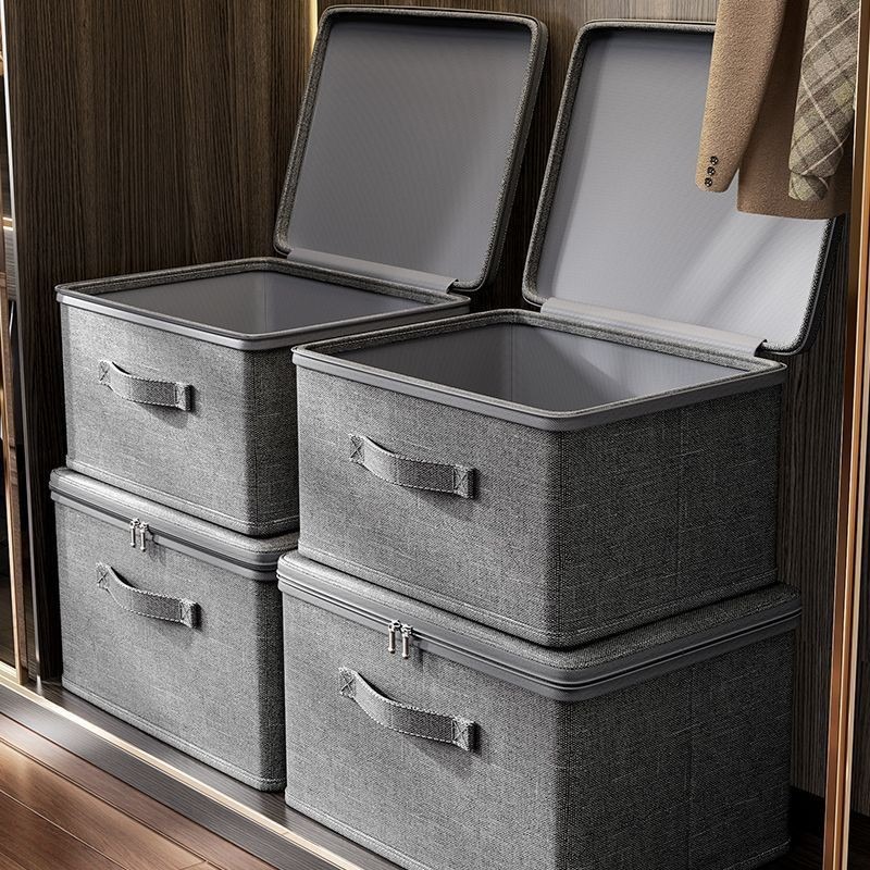 Foldable Storage Box With A Combination Lock