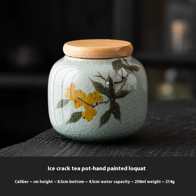 Tea Pot Ceramic Mini Borneol Loquat - Shop at LoveMi
