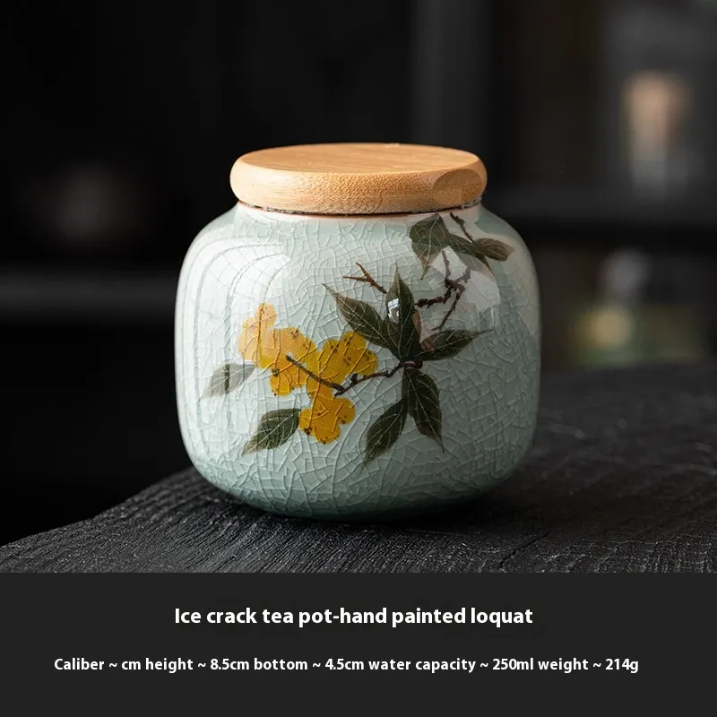 Tea Pot Ceramic Mini - Borneol Loquat