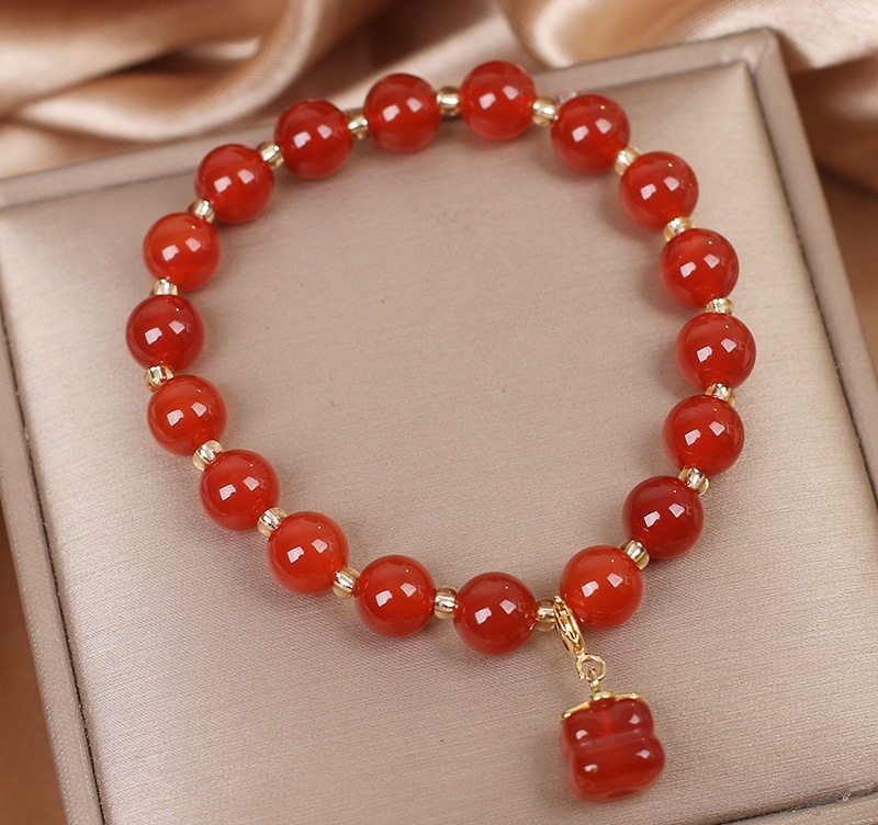 Women's National Style Lucky Persimmon Persimmon Pendant Bracelet