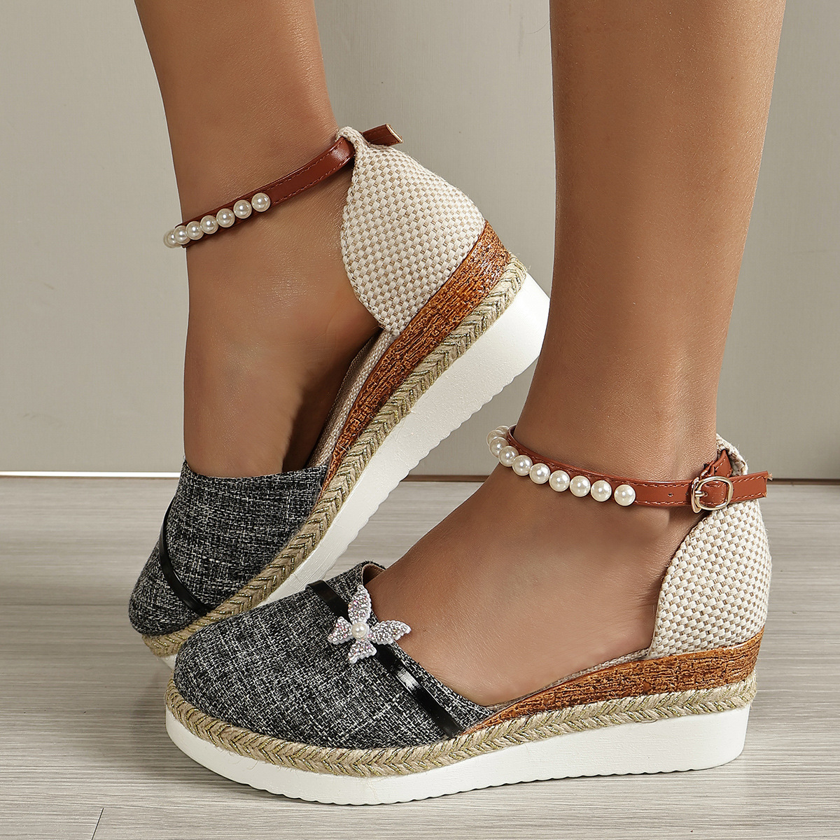 Wedge Espadrille Sandals, picture 2 of 7