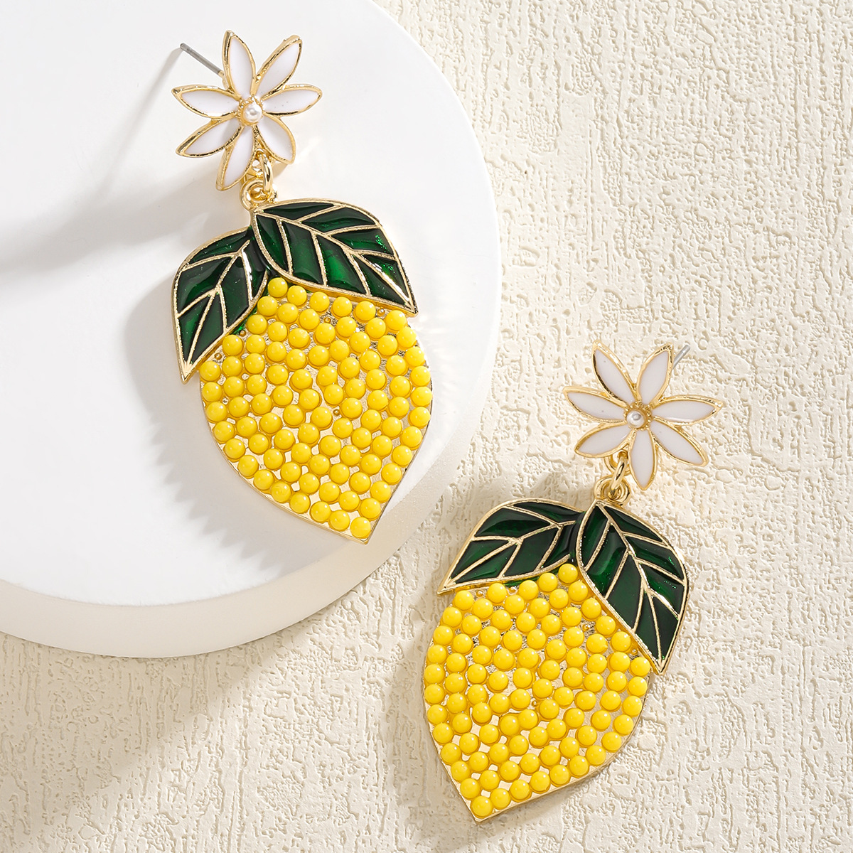 Women's Fashion Creative Design Alloy Fruit Earrings