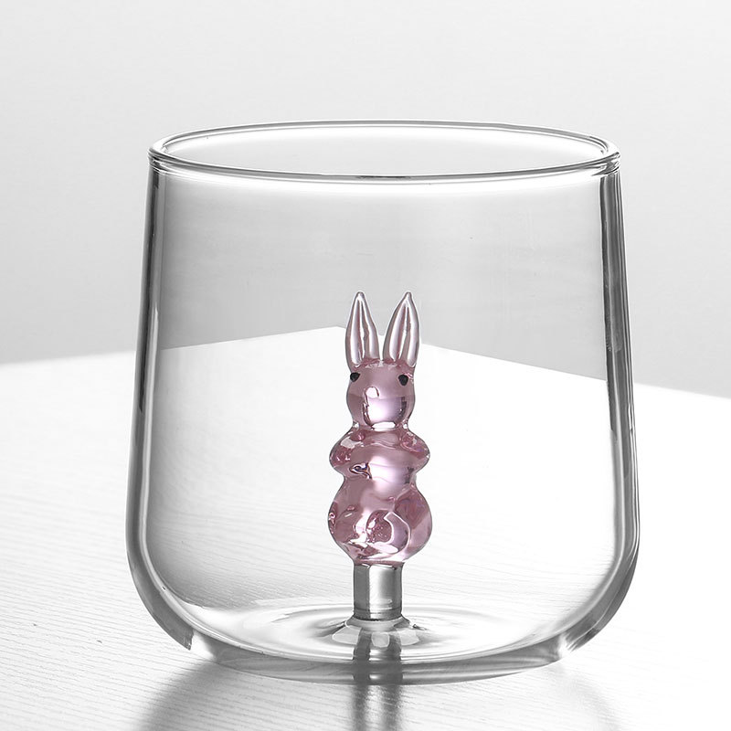 Pink Rabbit Animal Cup