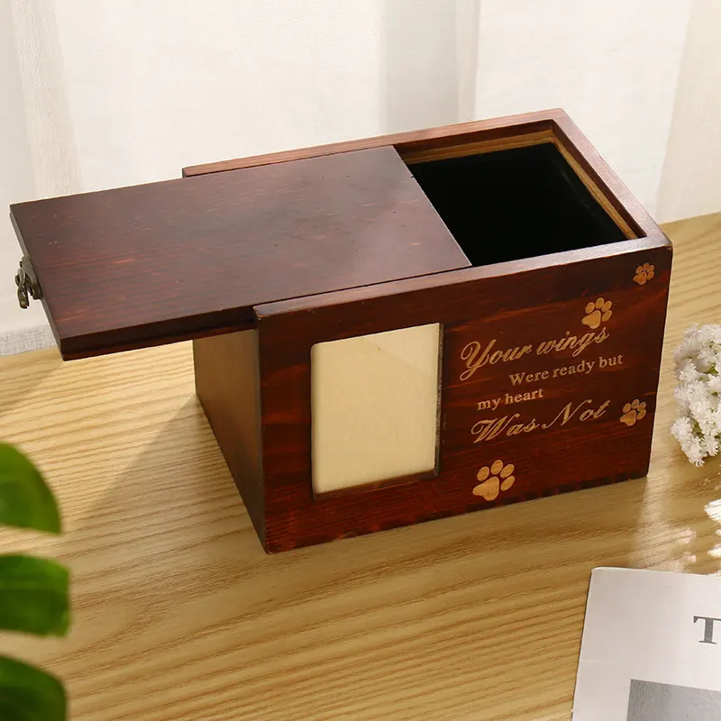 Animal Pet Leash Photo Frame Dogs and Cats Coffin