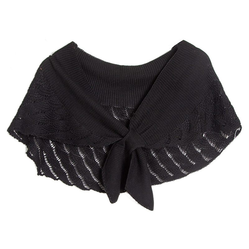 Women’s Thin Fashion Wool Knitted Hollow Shawl