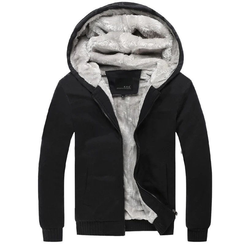 Title 9, Hooded plus fleece padded cardigan for men, a w...