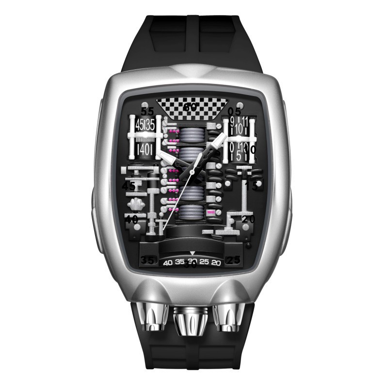 Engine Movement Mens Watch Brand Quartz Watch Fashionable And Distinctive 4
