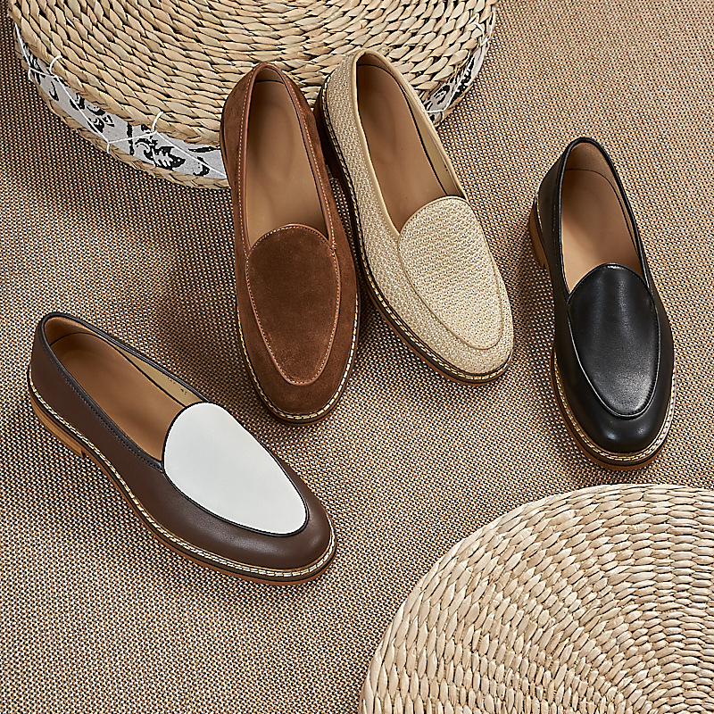 Mens Casual Breathable Full-grain Leather Shoes