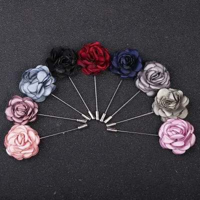 Fabric Flower Brooch Women's Fashion