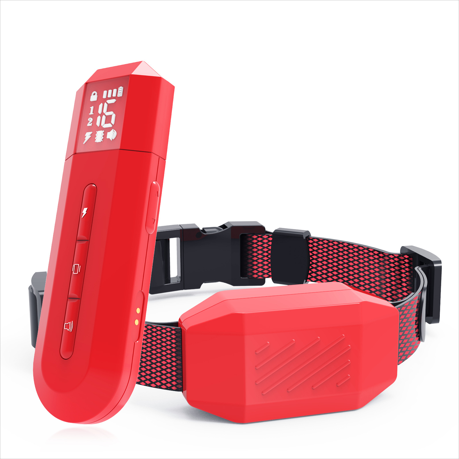 Electronic Remote-Controlled Vibration And Electric Shock Collar