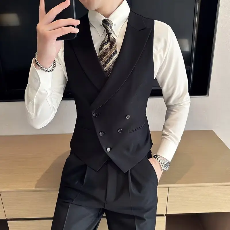 Casual Business-style Slim-fit Waistcoat