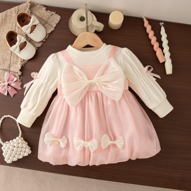 Cute Springfall New Arrival Dress For Baby Girls