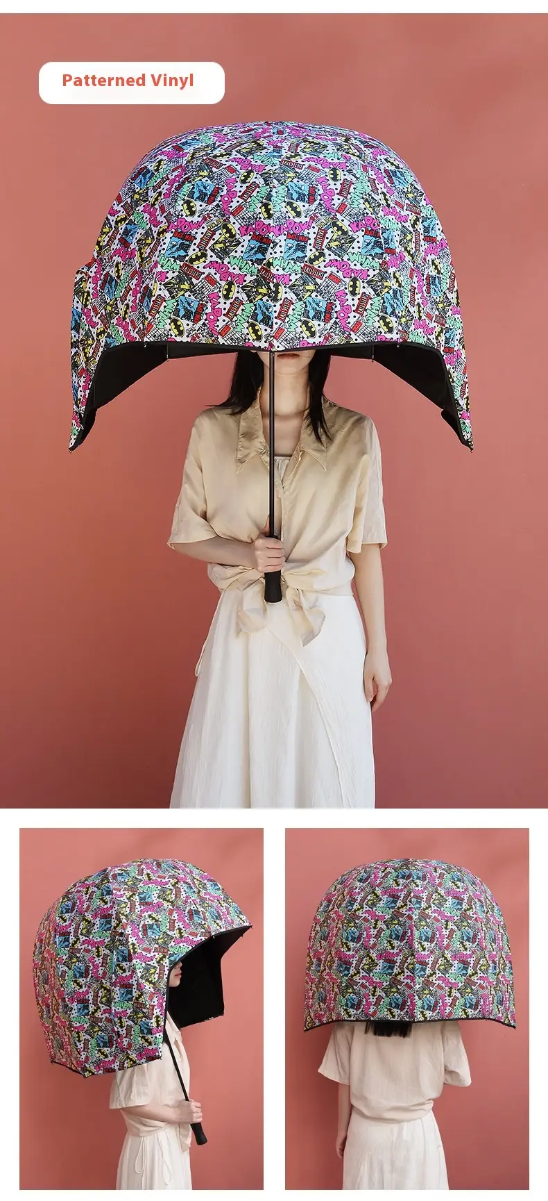 Helmet Umbrella Sunny And Rainy Dual-purpose Sun Protection Sunshade