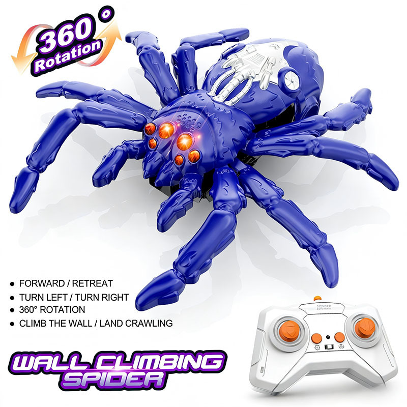 Cross-border Remote-controlled Wall-climbing Spider Lizard Childrens Toy 3
