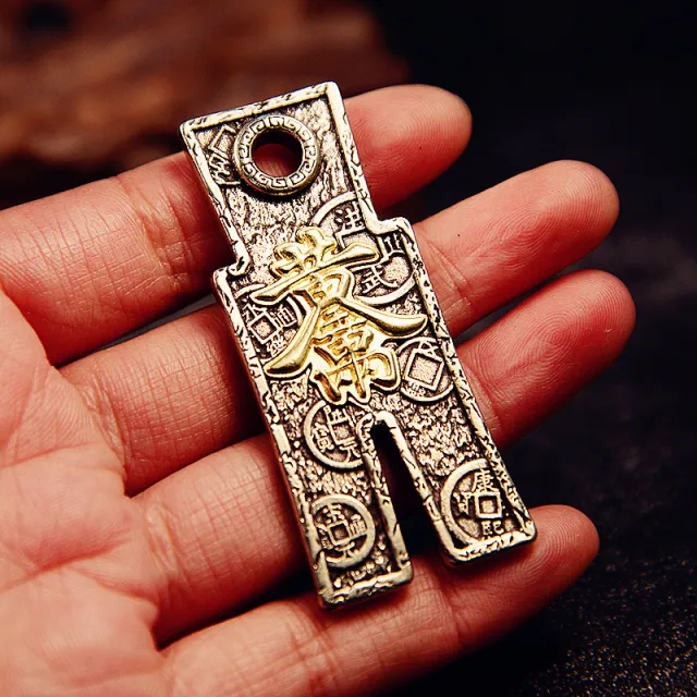 Brass Knife Money Spring And Autumn Warring States Bronze Library Coin Pendant Ancient Coins - Shop at LoveMi