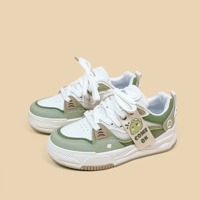 Style Platform Dad Shoes Female Niche Sports Leisure Green - Shop at LoveMi