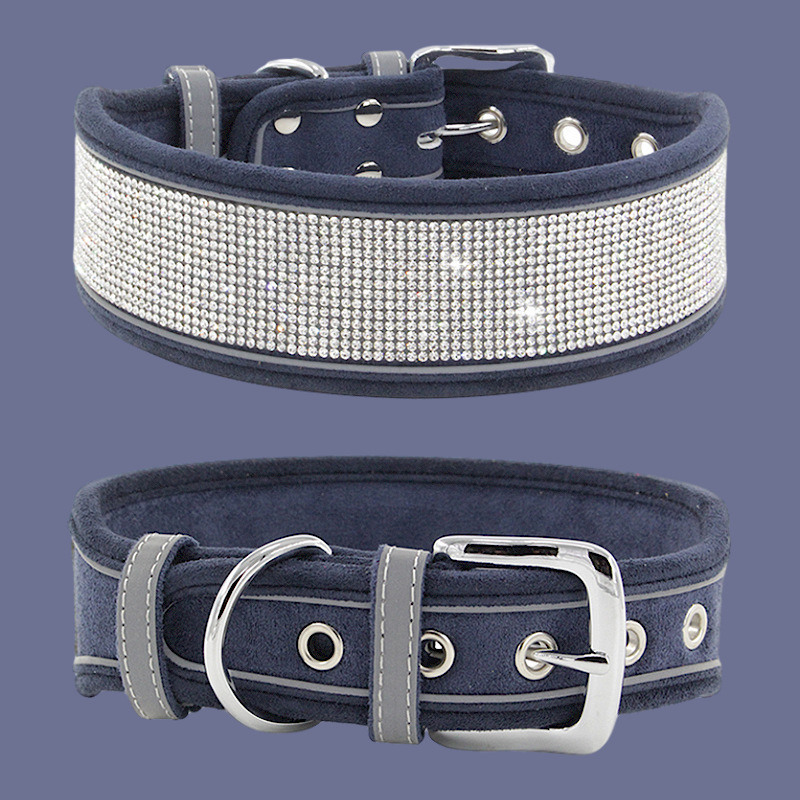 Rhinestone Navy Blue
