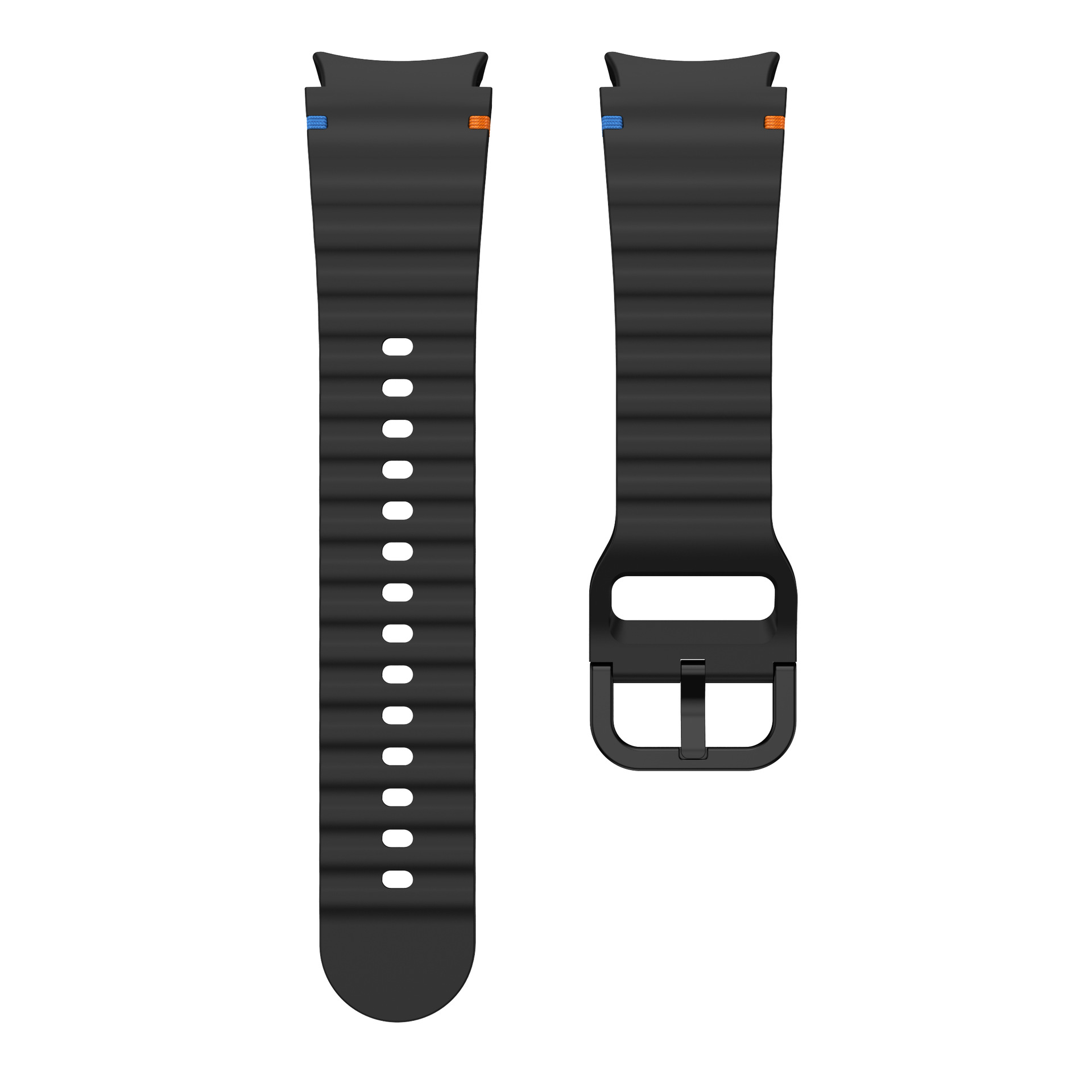 Title 14, Wave Style Stitching Silicone Strap