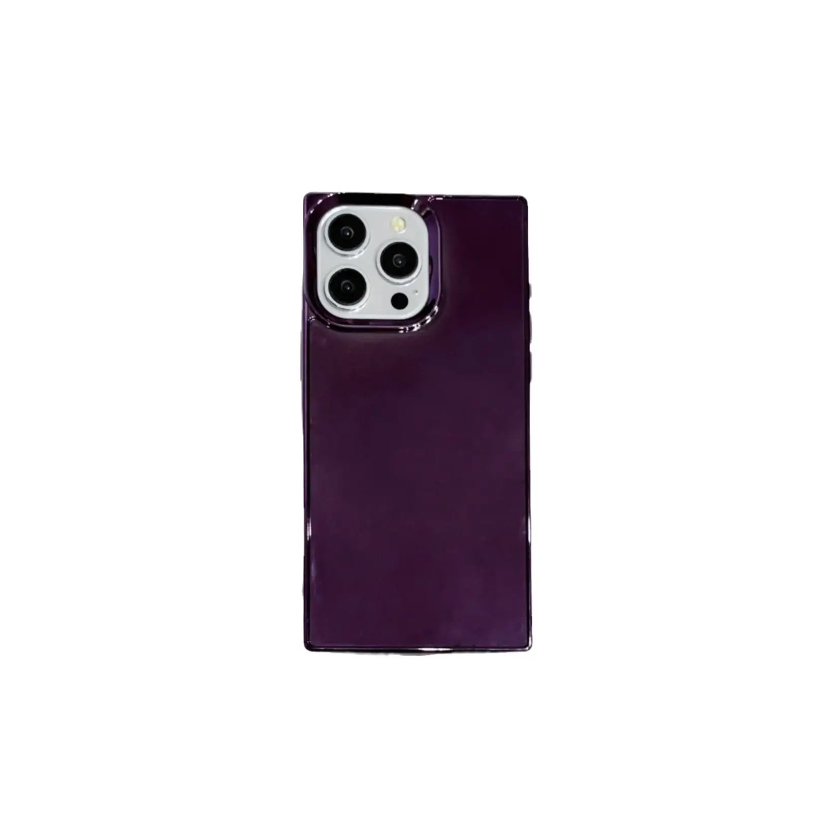 Right-angle Large Hole Electroplating Mirror Drop-resistant Mobile Phone Protective Cover