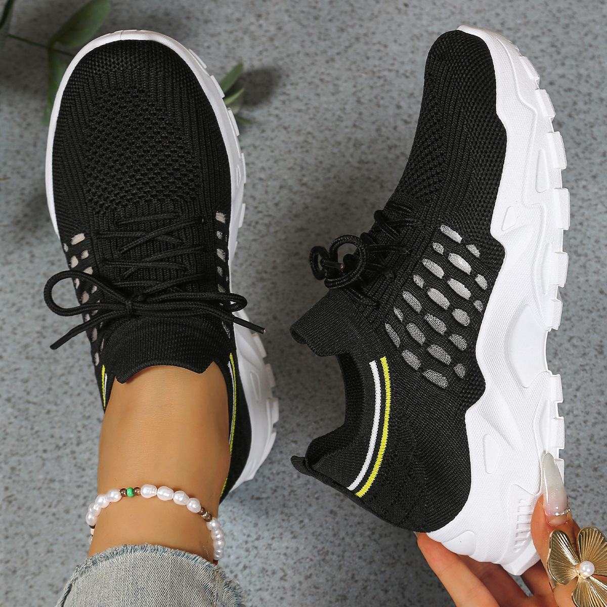 Womens Summer Shoes Versatil Stylish Breathable Mesh Sneakers