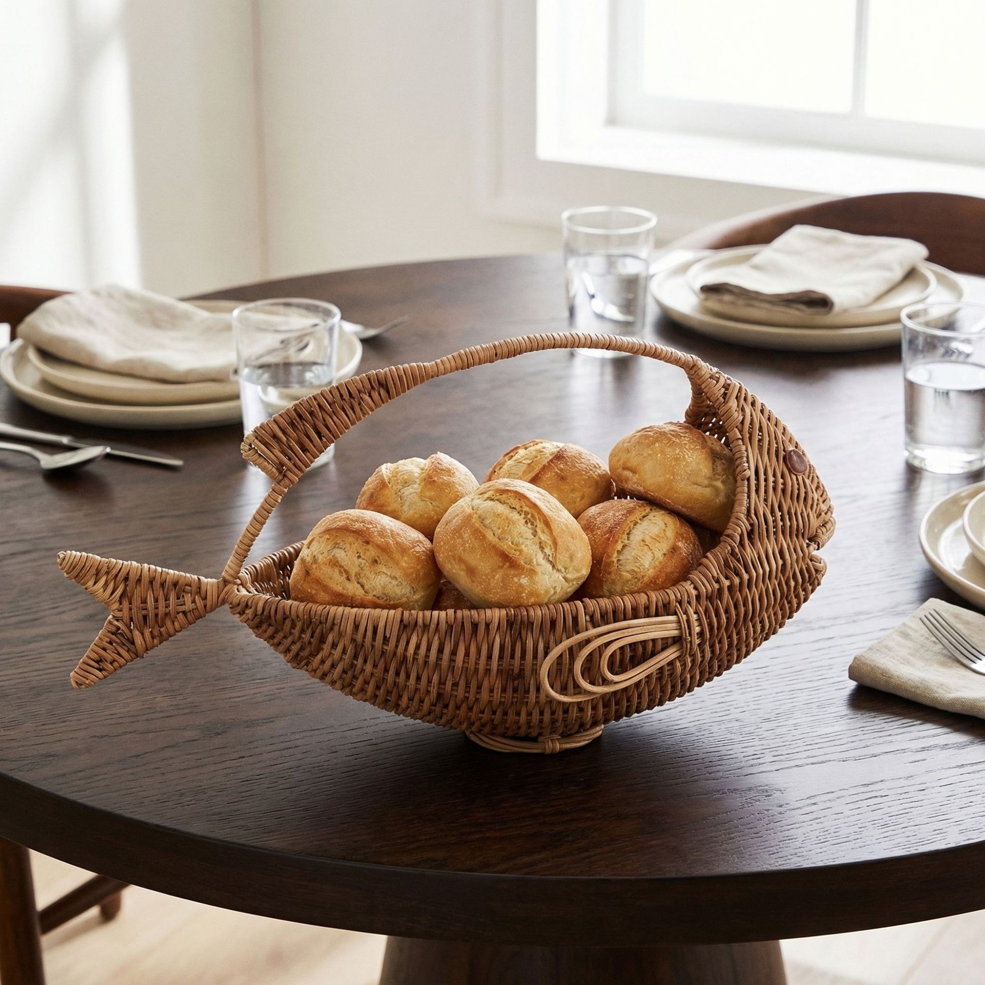 Rattan Fish-Shaped Storage Basket, picture 4 of 4