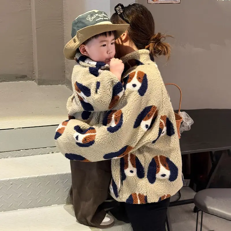 Girl Thickened Fleece Jacket