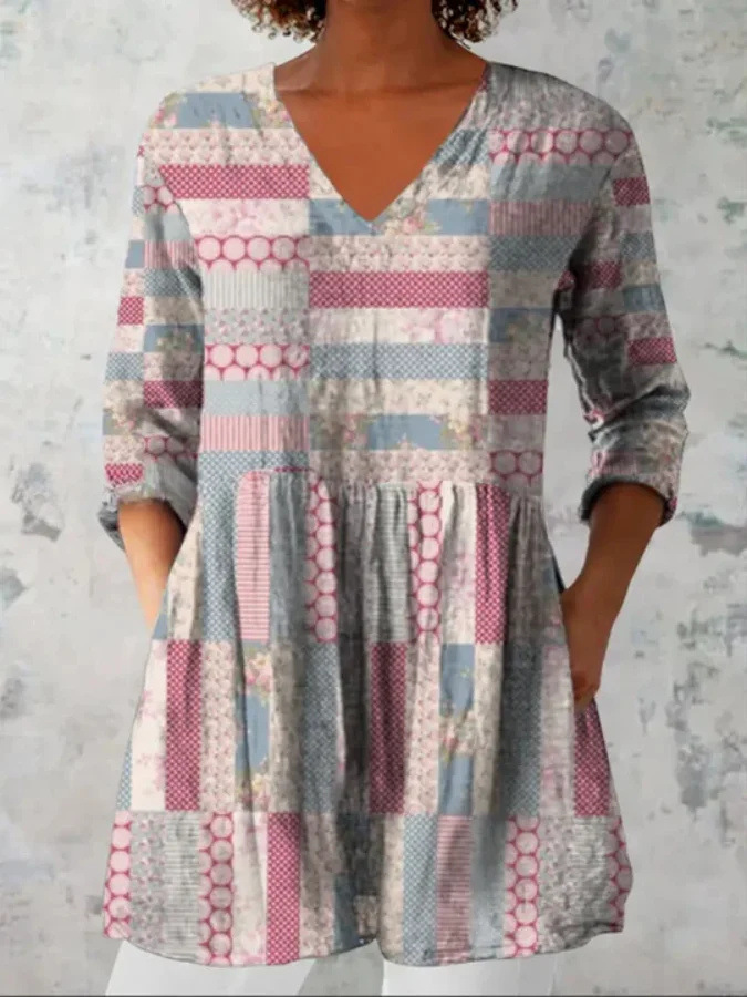 Summer Fashion Casual V neck Women's Top Vnsy01 Sx1991 M - Shop at LoveMi