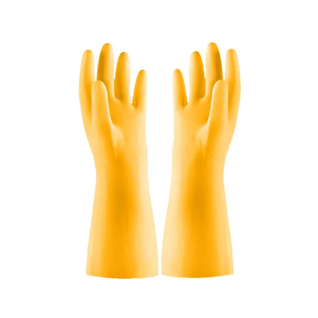 Thickened Rubber Band Dishwashing Gloves Household Yellow - Shop at LoveMi
