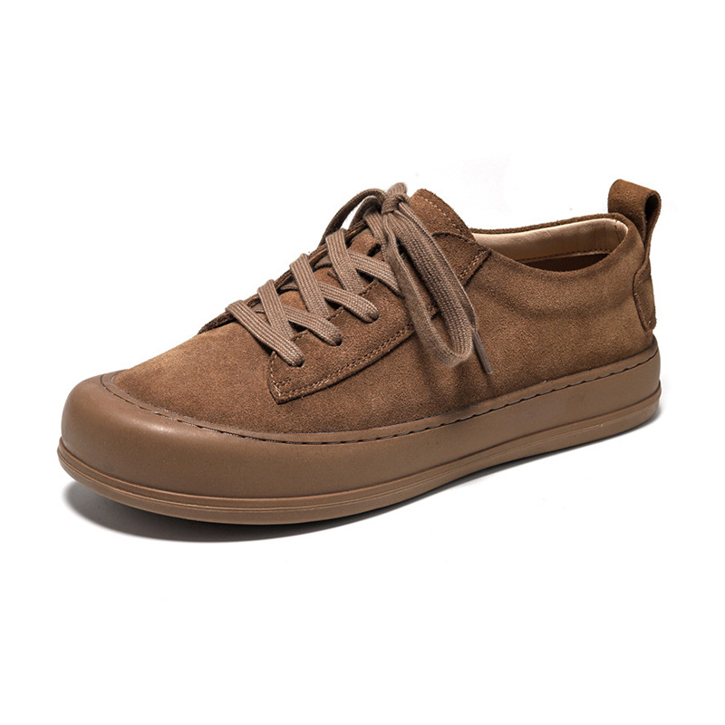 Casual Men's Leather Shoes Retro - Image 11