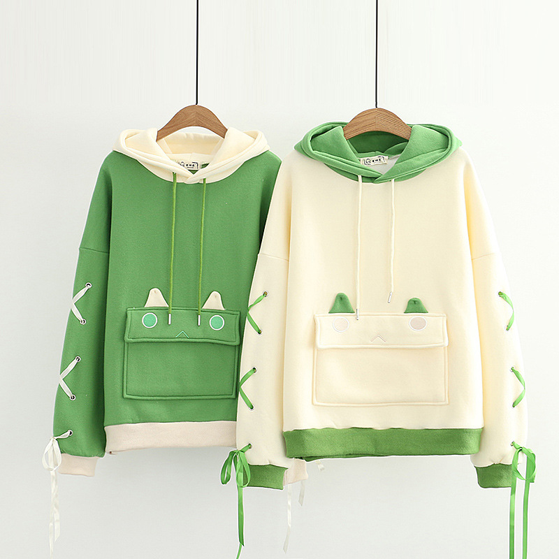 Title 4, Student Loose and Fleece Warm Hooded Sweater