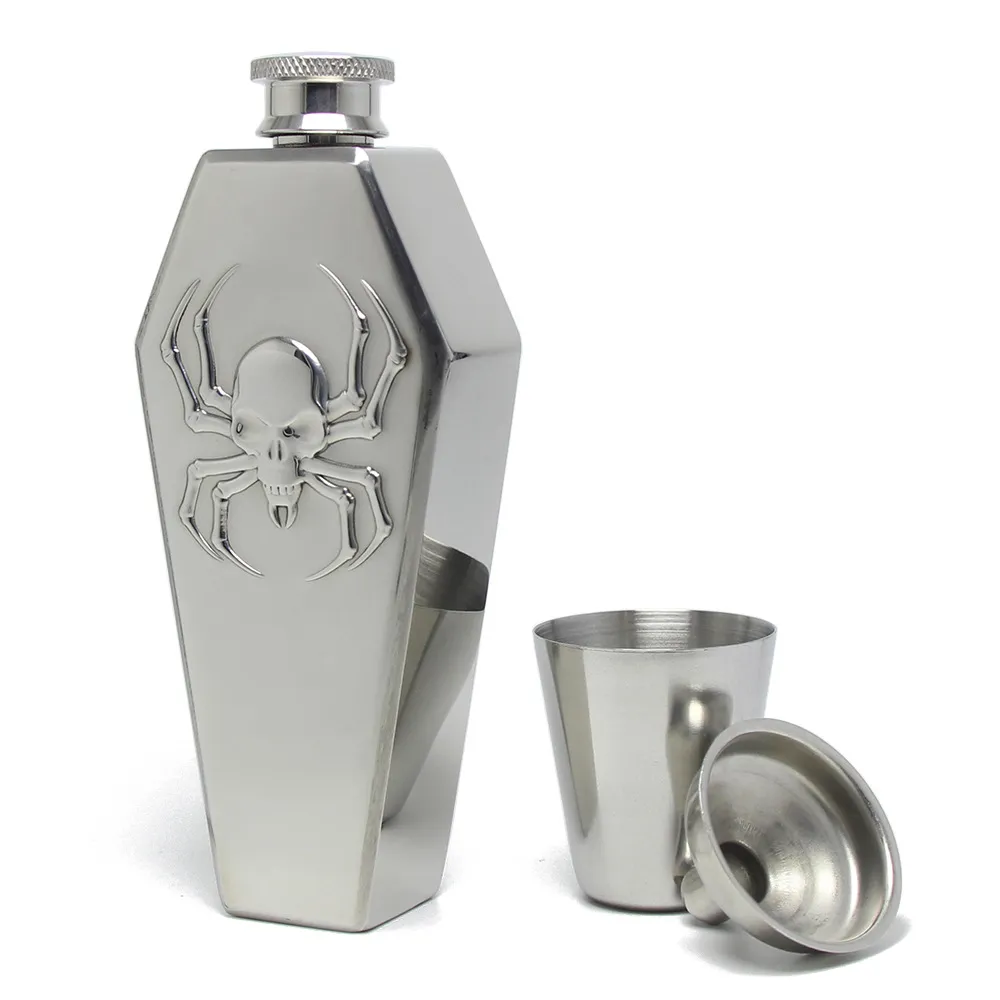 Spider Stainless Steel Wine Pot Skull Creative Gothic Vintage Wine Pot Gift Wine Set - Wine Pot Wine Glass Funnel